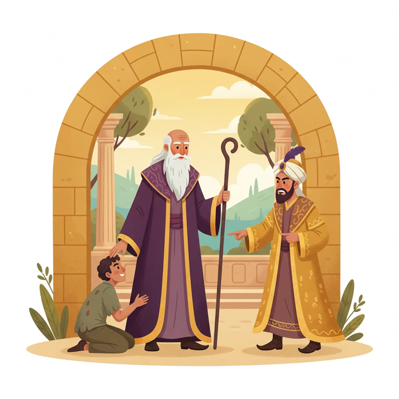 רוּחַ דַּעַת וְיִרְאַת ה׳ — הַמַּנְהִיג שָׁפַט בְּצֶדֶק, לֹא לְפִי מַרְאֵה עֵינַיִם (פסוק ג–ד).